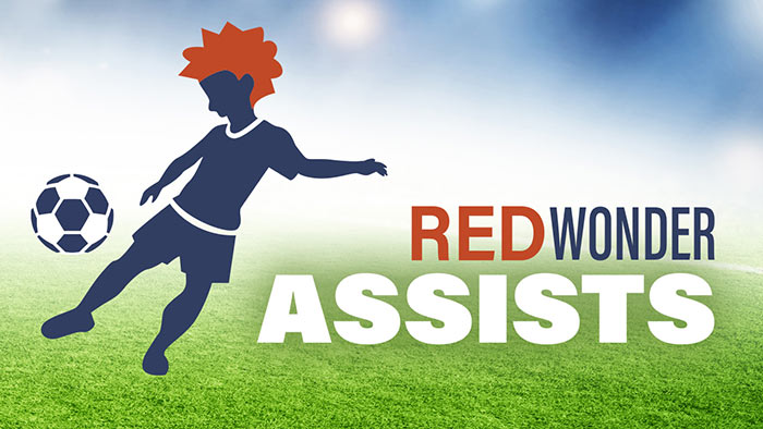 Red Wonder goal assists